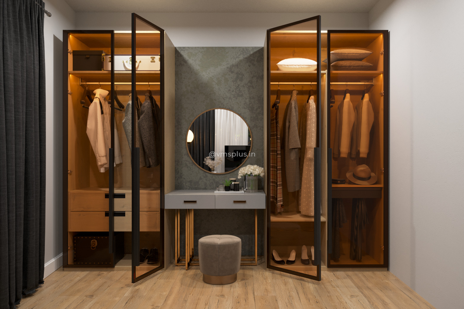 Wardrobe Design Ideas For a Master Bedroom   