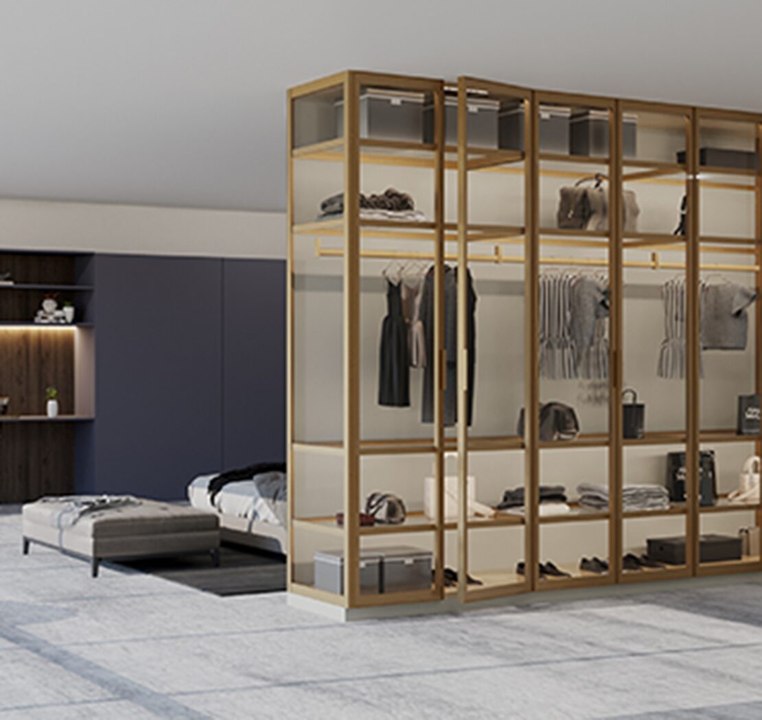 Flavia (Glass Wardrobe)