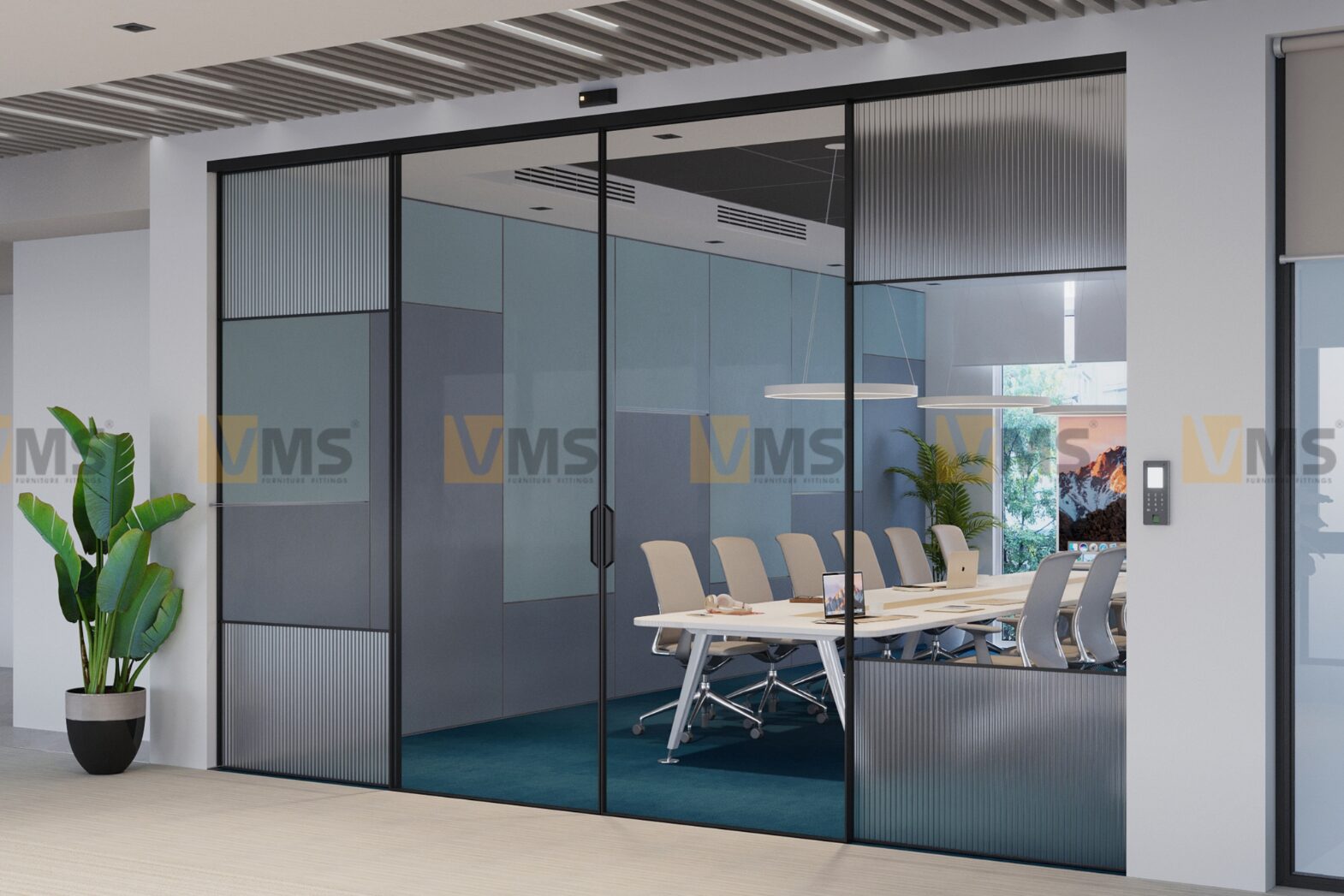 E-Motion System: Automatic Sliding Doors for Modern Offices